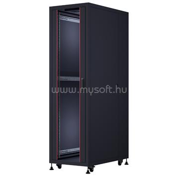 FORMRACK RAL9005 20U Cosmoline 600x1000 19" szabadon álló rack szekrény (fekete)