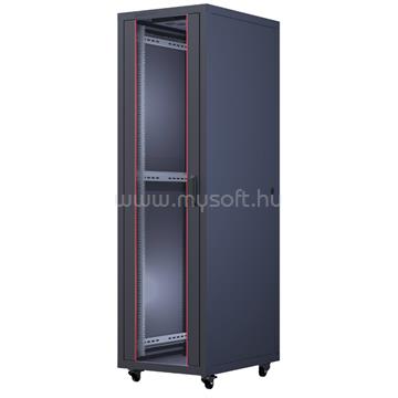 FORMRACK RAL9005 26U Cosmoline 600x800 19" szabadon álló rack szekrény (fekete)