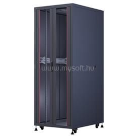 FORMRACK RAL9005 26U Cosmoline 800x1000 19" szabadon álló rack szekrény (fekete) CSM-26U80100 small