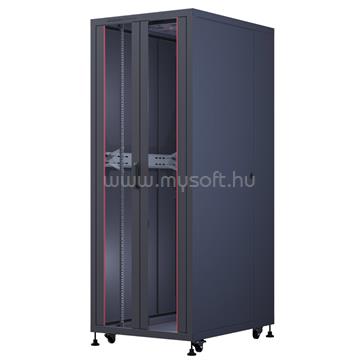 FORMRACK RAL9005 26U Cosmoline 800x1000 19" szabadon álló rack szekrény (fekete)