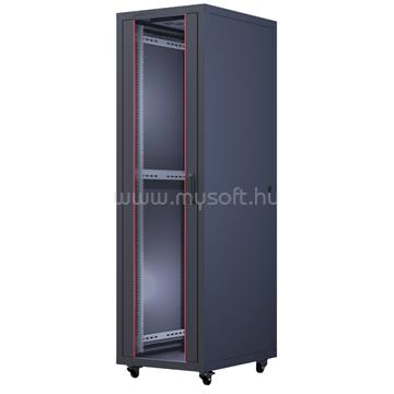 FORMRACK RAL9005 32U Cosmoline 600x800 19" szabadon álló rack szekrény (fekete)