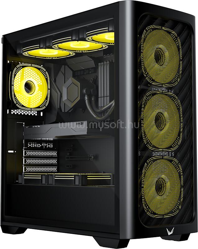 FORMULA Air Power G3 fekete (táp nélküli) ablakos E-ATX ház