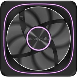 FORMULA Cooler 12cm - Air Fusion 1 BK (29,93dB, max. 39.11 CFM, PWM4-Pin+ARGB3-Pin, hydro bearing, ház hűtésre, ARGB) AIR_FUSION_1_BK small