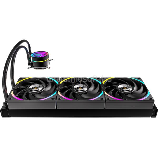 FORMULA CPU Water Cooler - Oasis L360 ARGB BK (3x12cm, ARGB LED, fekete)
