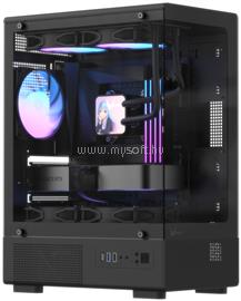 FORMULA Crystal Z1CM V2 Black fekete (táp nélküli) ablakos, mATX ház CRYSTAL_Z1CM_V2_BLACK small
