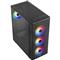 FORMULA Számítógépház - FG-06 AR (fekete, ablakos, 4x12cm ARGB venti, mATX, 1xUSB3.0, 2xUSB2.0) FG-06_AR small