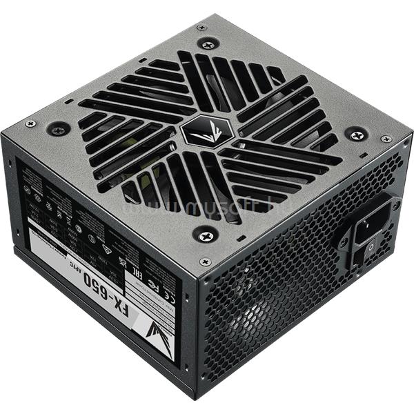 FORMULA Tápegység 650W - FX-650 (85% hatásfok, Aktív PFC, 12cm)