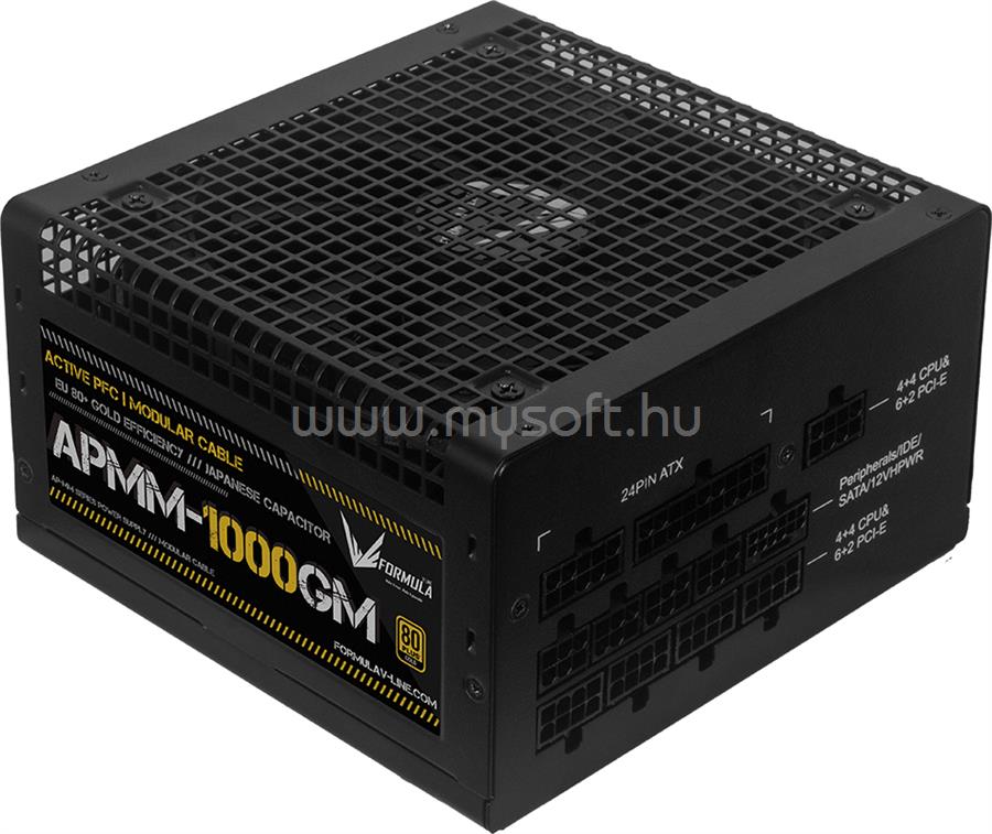 FORMULA tápegység APMM-1000GM 1000W moduláris 80+ Gold