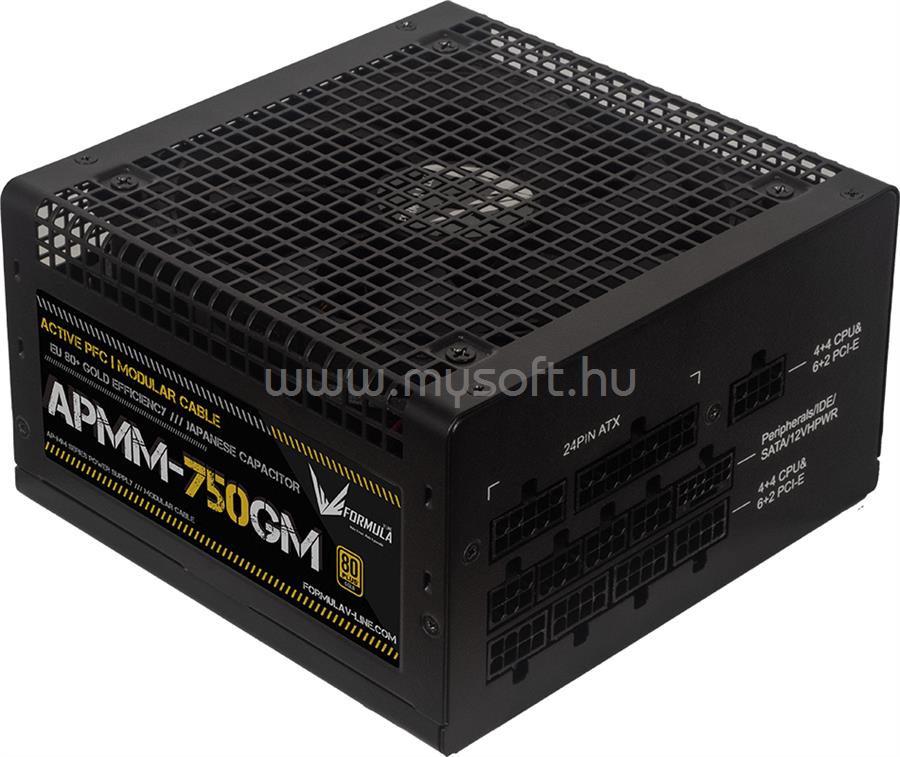 FORMULA Tápegység APMM-750GM 750W moduláris 80+ Gold