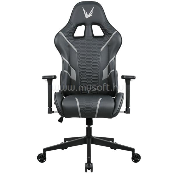 FORMULA VC1 RacerPU Black Gamer szék (fekete; állítható magasság; áll. 3D kartámasz, Max.: 125kg teherbírás)