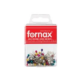 FORNAX Gombostű BC-489 színes fejjel műanyag dobozban Fornax FORNAX_489 small