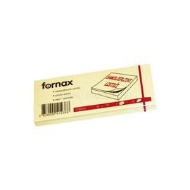 FORNAX Jegyzettömb öntapadó, 40x50mm, 100lap, 3 tömb/csomag, Fornax, sárga FORNAX_FOR0003 small