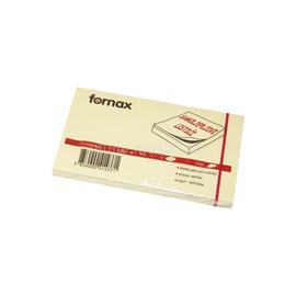 FORNAX Jegyzettömb öntapadó, 75x125mm, 100lap, Fornax, sárga FORNAX_FOR0002 small