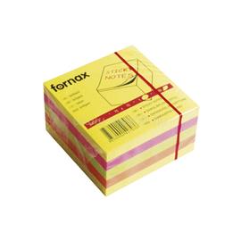 FORNAX Jegyzettömb öntapadó, 75x75mm, 450lap, neon FORNAX_300313 small