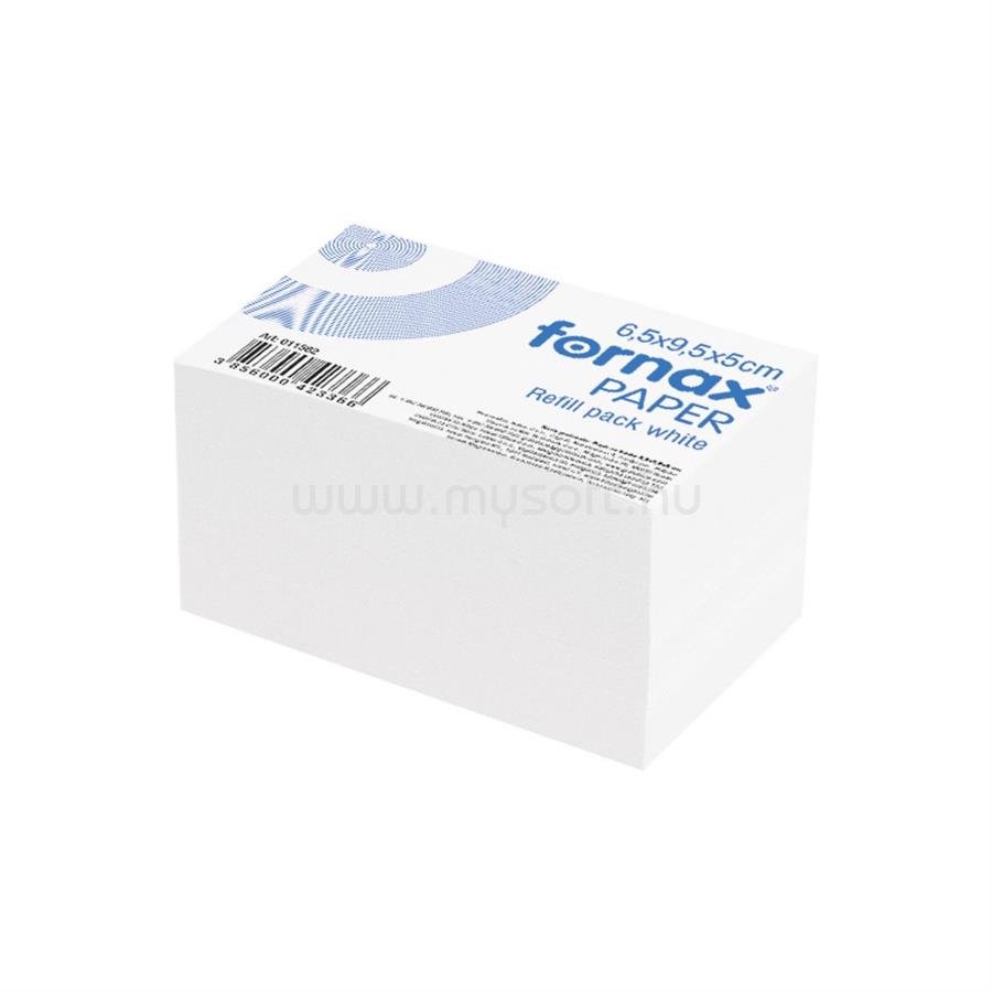 FORNAX Kockatömb 6,5x9,5x5cm, ragasztás nélküli Fornax fehér