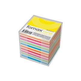 FORNAX Kockatömb transzparens tartóban színes pasztell és intenzív 9x9x9cm, Fornax FORNAX_406451 small
