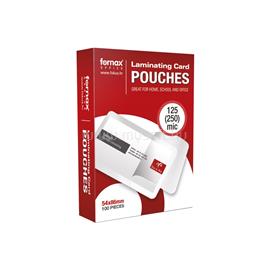 FORNAX Lamináló fólia 54x86mm, 125 micron 100 db/doboz, Fornax FORNAX_104356 small
