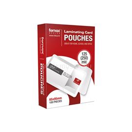 FORNAX Lamináló fólia 65x95mm, TB kártya 125 micron 100 db/doboz, Fornax FORNAX_103750 small