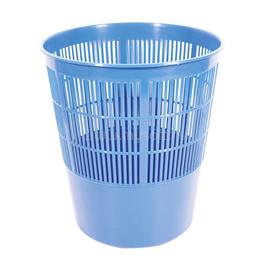 FORNAX Papírkosár 16l, műanyag rácsos, Fornax, kék FORNAX_401343 small