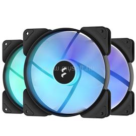 FRACTAL DESIGN 140mm Aspect 14 RGB PWM fekete ház hűtőventilátor (3-pack) FD-F-AS1-1407 small