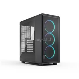 FRACTAL DESIGN Epoch Black TG RGB Light tint fekete (táp nélküli) ablakos ATX ház FD-C-EPO1A-04 small