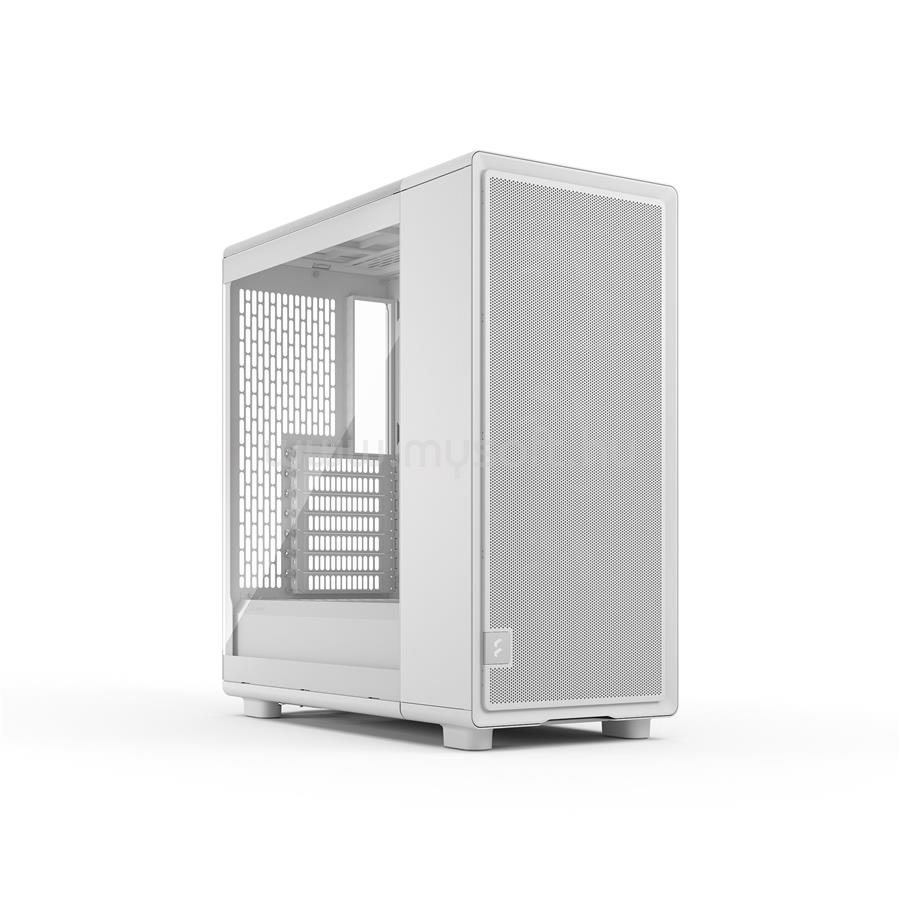 FRACTAL DESIGN Epoch White TG Clear tint fehér (táp nélküli) ablakos ATX ház