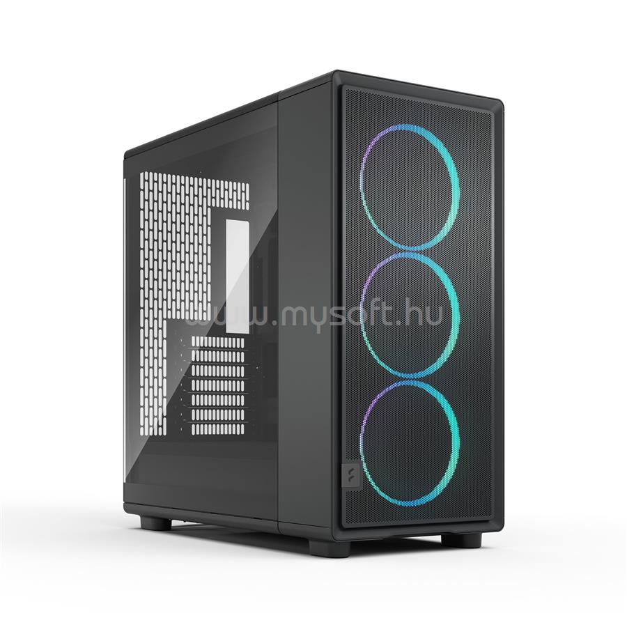 FRACTAL DESIGN Epoch XL Black TG RGB Light Tint fekete (táp nélküli) ablakos E-ATX ház