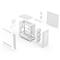 FRACTAL DESIGN Epoch XL White TG RGB Clear Tint fehér (táp nélküli) ablakos E-ATX ház FD-C-EPO1X-05 small