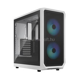 FRACTAL DESIGN Focus 2 RGB TG Clear Tint Fehér ablakos (Táp nélküli) ATX ház FD-C-FOC2A-04 small