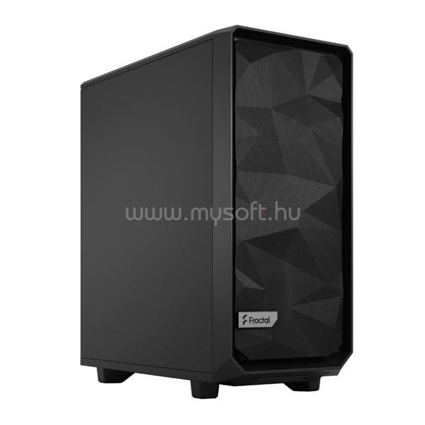 FRACTAL DESIGN Meshify 2 Compact  Fekete (Táp nélküli) ATX ház