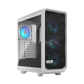 FRACTAL DESIGN Meshify 2 Compact RGB TG Clear Tint Fehér ablakos (Táp nélküli) ATX ház FD-C-MES2C-08 small