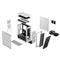 FRACTAL DESIGN Meshify 2 Compact RGB TG Clear Tint Fehér ablakos (Táp nélküli) ATX ház FD-C-MES2C-08 small