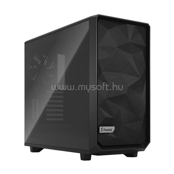 FRACTAL DESIGN Meshify 2 Fekete (Táp nélküli) világos ablakos E-ATX ház