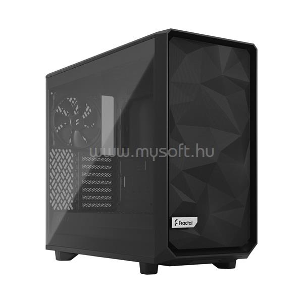 FRACTAL DESIGN Meshify 2 Lite Fekete (Táp nélküli) világos ablakos E-ATX ház