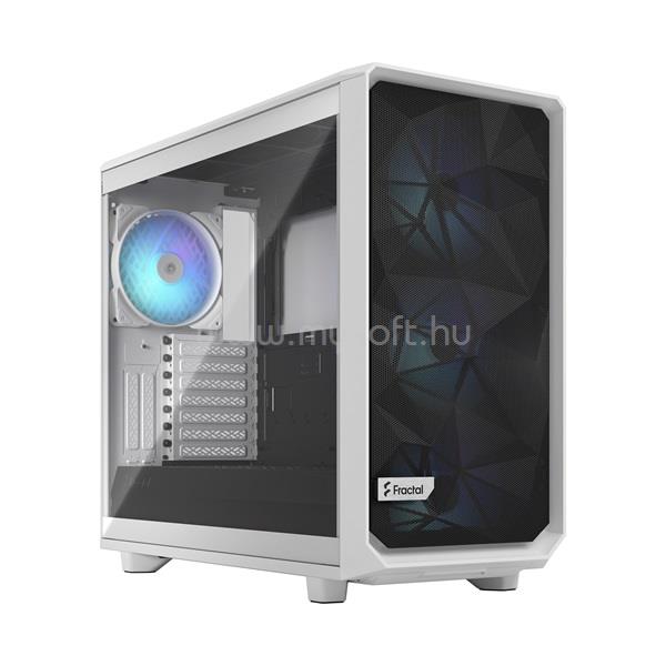 FRACTAL DESIGN Meshify 2 RGB Fehér (Táp nélküli) ablakos E-ATX ház