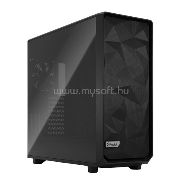 FRACTAL DESIGN Meshify 2 XL Fekete (Táp nélküli) világos ablakos E-ATX ház