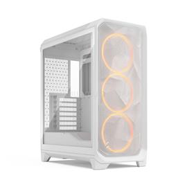 FRACTAL DESIGN Meshify 3 Fehér RGB TG világos edzett üveg (táp nélküli) ablakos E-ATX ház FD-C-MES3A-07 small