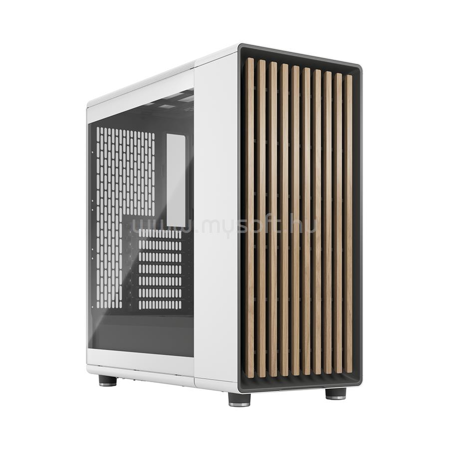 FRACTAL DESIGN North Fehér (Táp nélküli) ablakos ATX ház
