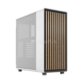 FRACTAL DESIGN North Fehér (Táp nélküli) ablakos ATX ház FD-C-NOR1C-03 small