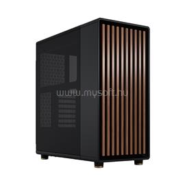 FRACTAL DESIGN North Fekete (Táp nélküli) ablakos ATX ház FD-C-NOR1C-01 small