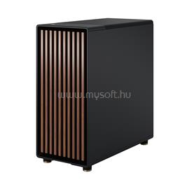 FRACTAL DESIGN North Fekete (Táp nélküli) ablakos ATX ház FD-C-NOR1C-01 small