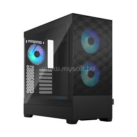 FRACTAL DESIGN Pop Air RGB Fekete (Táp nélküli) világos ablakos ATX ház FD-C-POR1A-06 small