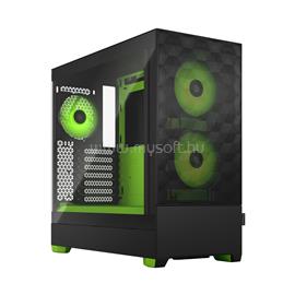 FRACTAL DESIGN Pop Air RGB Green Core Fekete (Táp nélküli) ablakos ATX ház FD-C-POR1A-04 small