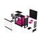 FRACTAL DESIGN Pop Air RGB TG Clear Tint Bíbor/Fekete (Táp nélküli) ablakos ATX ház FD-C-POR1A-03 small