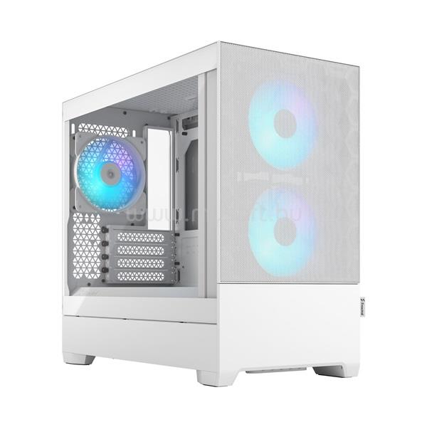 FRACTAL DESIGN Pop Mini Air RGB Fehér (Táp nélküli) ablakos mATX ház