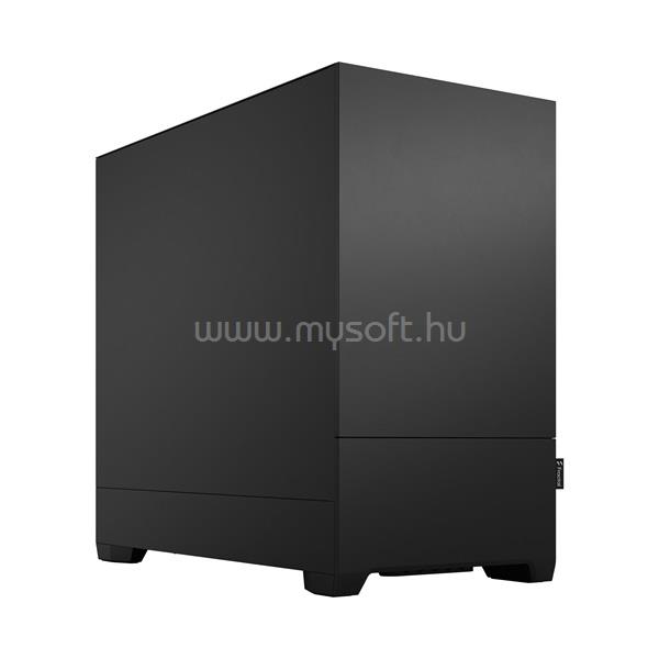 FRACTAL DESIGN Pop Mini Silent Fekete (Táp nélküli) mATX ház
