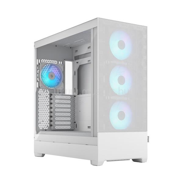 FRACTAL DESIGN Pop XL Air RGB Fehér (Táp nélküli) ablakos E-ATX ház