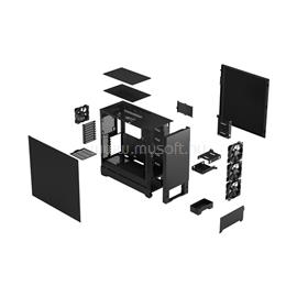 FRACTAL DESIGN Pop XL Silent Fekete (Táp nélküli) E-ATX ház FD-C-POS1X-01 small