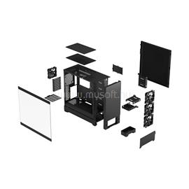 FRACTAL DESIGN Pop XL Silent Fekete (Táp nélküli) világos ablakos E-ATX ház FD-C-POS1X-02 small