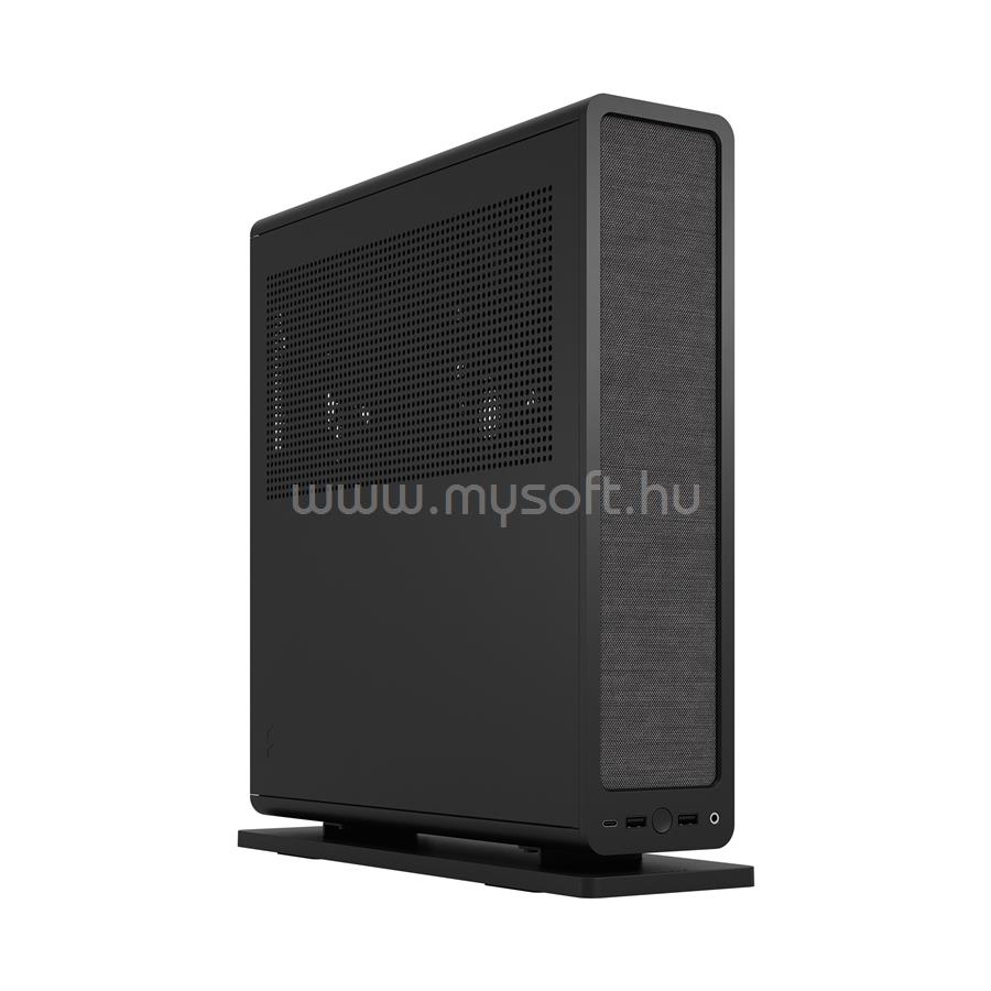 FRACTAL DESIGN Ridge Fekete (Táp nélküli) mini-ITX ház